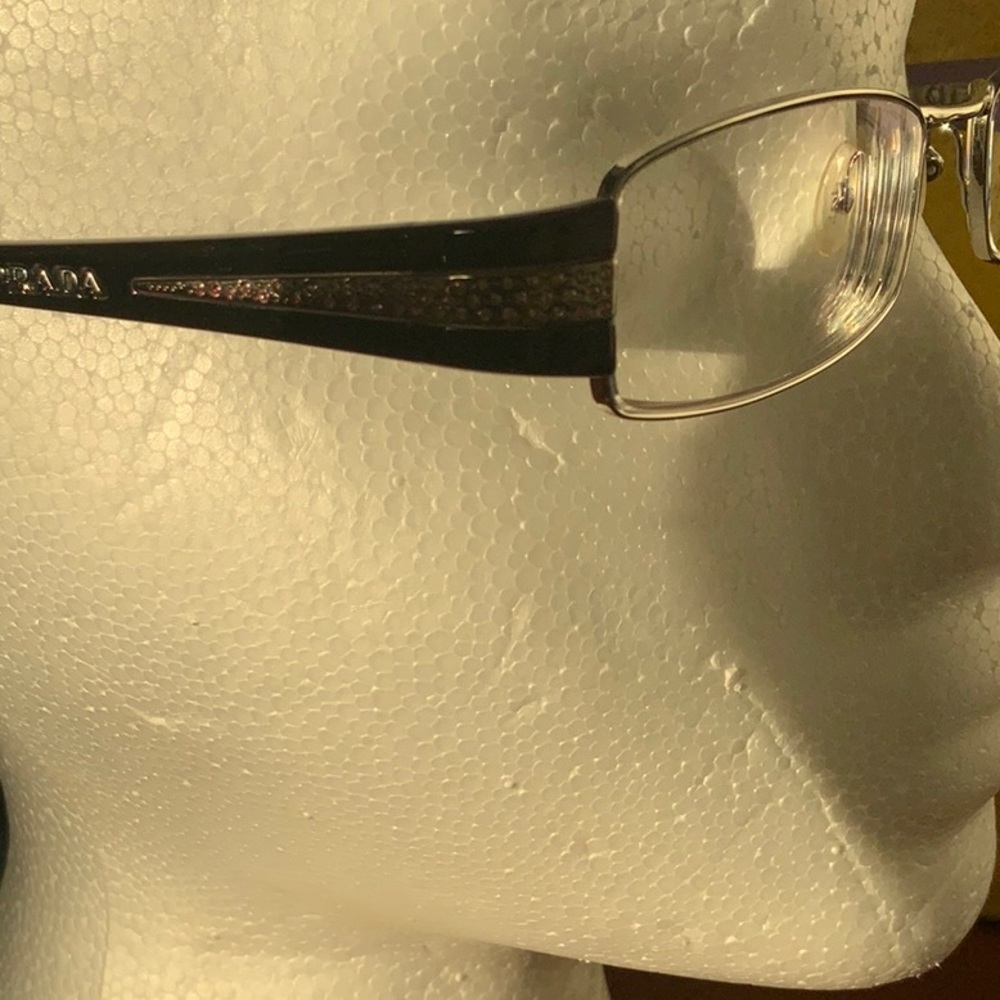 Prada Eyeglass frames, crystals & flex arms - Picture 2 of 7